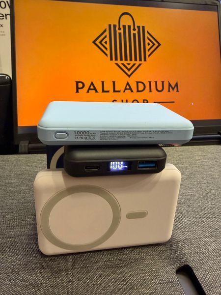 Power Bank 10 000 mAh с беспроводной зарядкой (Qi), универсальный Power Bank 10 000 mAh QI фото