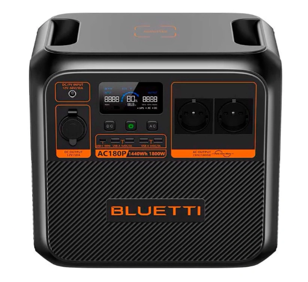 Зарядна станція Bluetti AC180P, 1800 Вт, 1440 Вт*год Bluetti AC180P фото