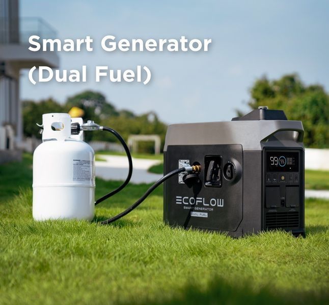 Двухтопливный Генератор EcoFlow Dual Smart Generator (газ-бензин) Новый! dualgen01 фото