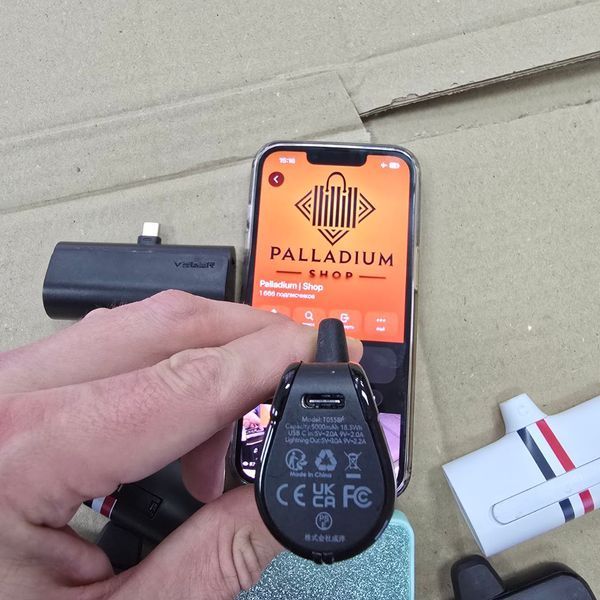 Портативное зарядное устройство  5000 mAh, USB-C Power Bank 5000 mAh фото