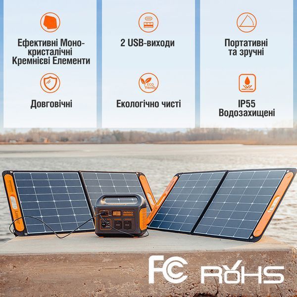 Сонячна панель Jackery SolarSaga 100W Панель Jackery SolarSaga 100W фото