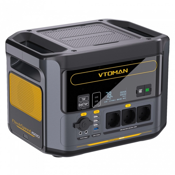 Портативная электростанция VTOMAN FlashSpeed ​​1500 LiFePO4 1548 Вт&middot;ч VTOMAN FlashSpeed ​​​​1500 фото